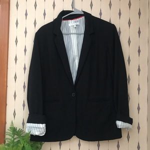 Ellen Tracy Black Business Career Blazer, Sz L
